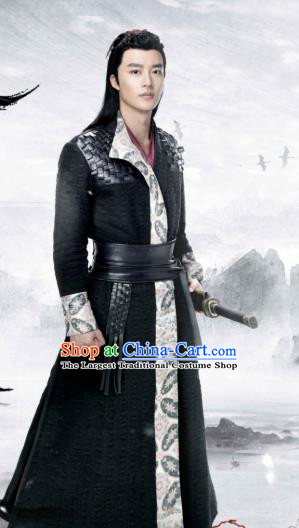 Chinese Ancient Swordsman Zhao Wohuan Clothing Historical Drama Xia Tan Jian Bu Zhi Costume for Men