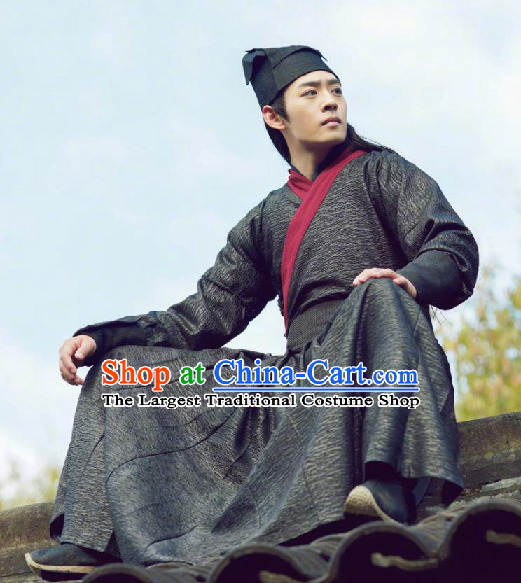 Chinese Ancient Registrar Sima Dang Clothing Historical Drama Xia Tan Jian Bu Zhi Costume for Men