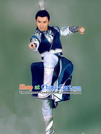 Chinese Ancient Swordsman Taoist Clothing Historical Drama The Legend of Zu Costume for Men