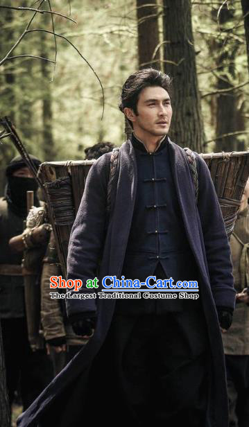 Chinese Drama Candle in The Tomb The Wrath of Time Grave Robber Leader Zhegu Shao Costume for Men