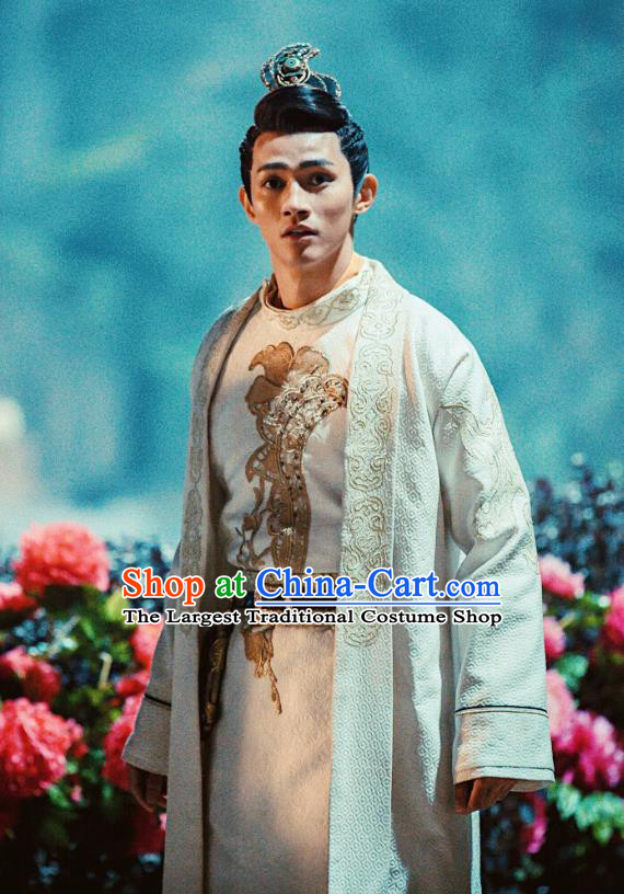 Drama Demon Catcher Zhong Kui Chinese Ancient Master Yang Renzhi Costume and Headpiece Complete Set