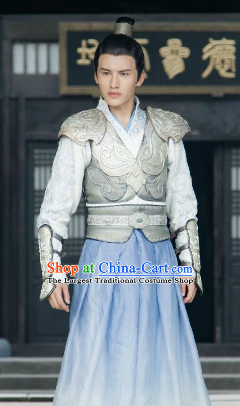 Chinese Ancient Taoist Armor Clothing and Hairdo Crown Drama The Taosim Crandmaster Swordsman Kun Lun Costumes