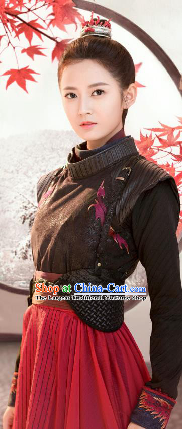 Chinese Ancient Swordswoman Apparels Costumes and Headwear Drama And The Winner Is Love Hostess Chong Xuezhi Garment Dress