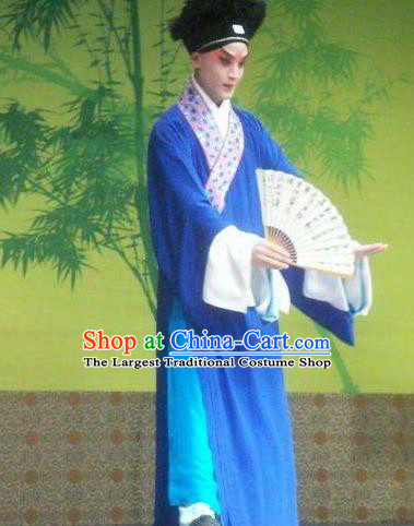 Chinese Peking Opera Young Men Costumes Selling Youlang Exclusive to the Flower Leader Kun Opera Qin Zhong Apparels Garment and Hat