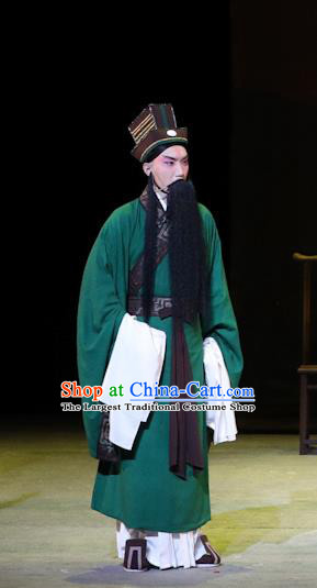 Chinese Kun Opera Laosheng Apparels Garment Costumes and Headwear Kunqu Opera the Dream of Xiang Fei Official Clothing