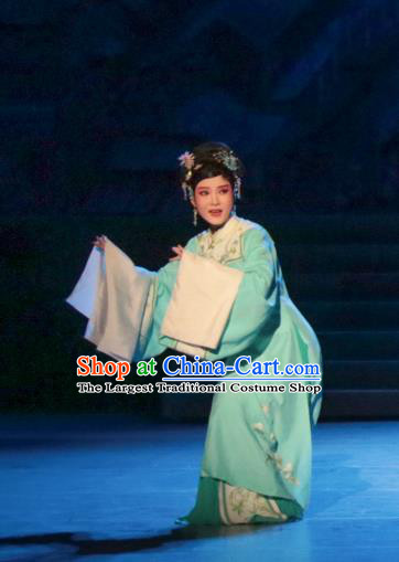 Chinese Kun Opera Diva Wan Qiu Dress Apparels Costumes and Headdress Rong Bao Zhai Kunqu Opera Young Lady Hua Tan Garment