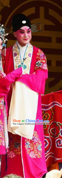 Zhong Kui Jia Mei Chinese Kun Opera Niche Young Male Apparels Costumes and Headwear Kunqu Opera Scholar Du Ping Garment Clothing