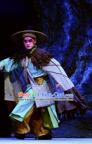 Tian Dao Xing Chinese Peking Opera Garment Costumes and Headwear Beijing Opera Xiaosheng Apparels Young Male Clothing