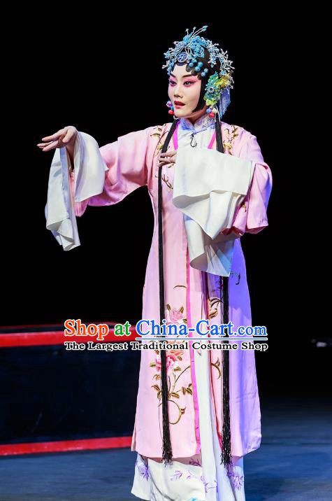 Chinese Beijing Opera Actress Garment Six Chapters of A Floating Life Costumes and Hair Accessories Traditional Peking Opera Hua Tan Dress Diva Yun Niang Apparels