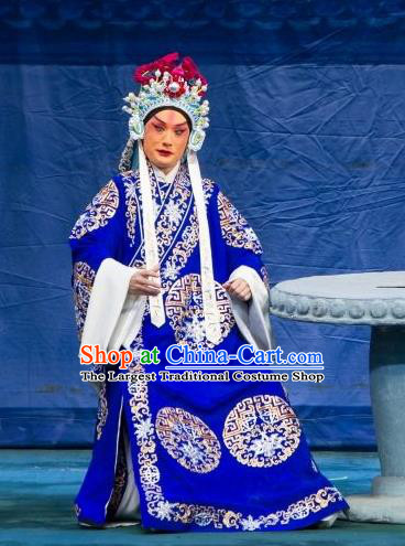 Ye Zhu Lin Chinese Peking Opera Wusheng Apparels Costumes and Headpieces Beijing Opera Martial Male Lin Chong Garment Takefu Clothing