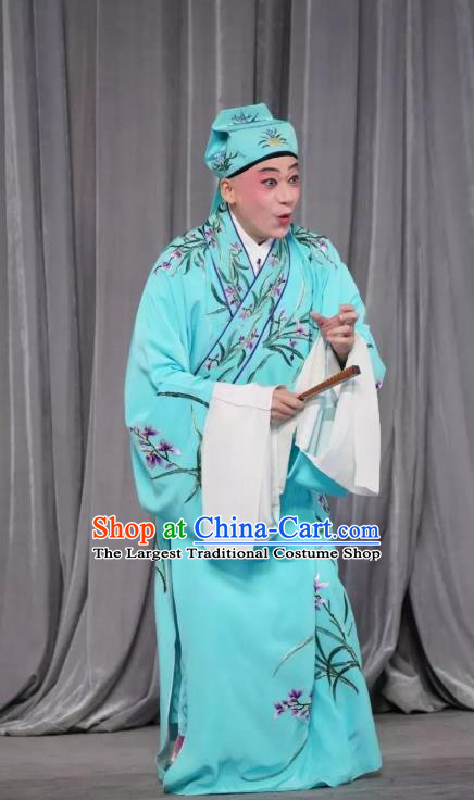 Chinese Peking Opera Rich Childe Apparels Costumes and Headpieces Beijing Opera Xiaosheng Garment Young Male Han Chen Clothing