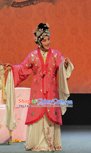 Chinese Sichuan Opera Diva Bai Suzhen The Legend of White Snake Garment Costumes and Hair Accessories Traditional Peking Opera Actress Dress Hua Tan Apparels