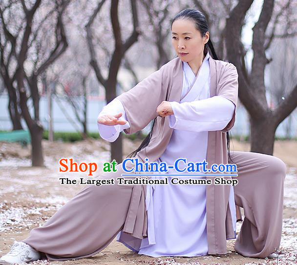 Chinese Traditional Professional Martial Arts Performance Costume Top Grade Tai Ji Training Uniforms Tai Chi Competition Outfits