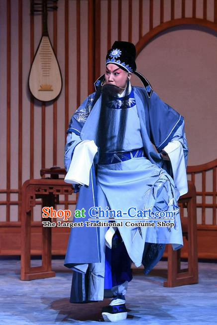 Zhu Lianxiu Chinese Peking Opera Guan Hanqing Garment Costumes and Headwear Beijing Opera Dramatist Apparels Clothing