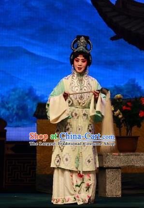 Chinese Beijing Opera Taoist Nun Yang Yuhuan Apparels Costumes and Headpieces Tai Zhen Wai Zhuan Traditional Peking Opera Actress Garment Dress