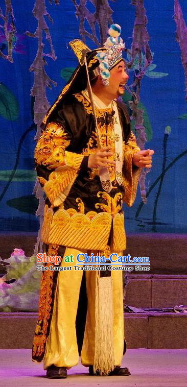 Qian Tang Su Xiaoxiao Chinese Guangdong Opera Soldier Apparels Costumes and Headpieces Traditional Cantonese Opera Martial Male Garment Clothing