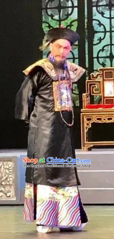 Barwo Guild Chinese Guangdong Opera Qing Dynasty Official Apparels Costumes and Headpieces Traditional Cantonese Opera Garment Minister Li Futai Clothing