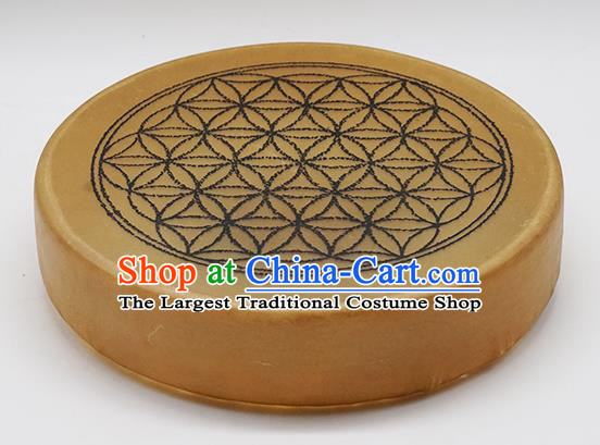 German Traditional Musical Instruments Flower of Life Pattern Drum Religious Shaman Drum Shamanic Tupan Cowhide Drums