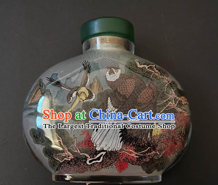 Chinese Snuff Bottle Traditional Handmade Painting Eagle Snuff Bottles