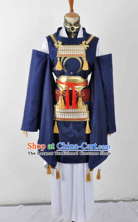 Traditional Japan Cosplay Onmyoji Costumes Japanese Ancient Female Swordsman Clothing for Women