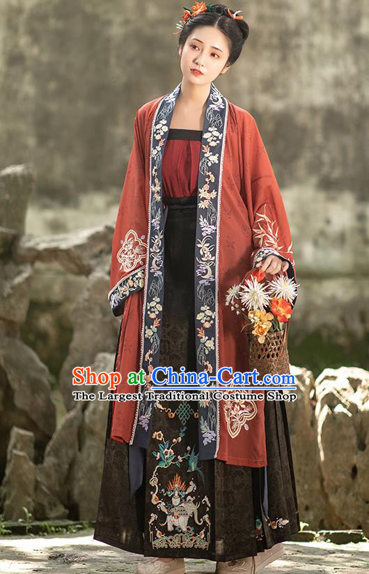 Ancient China Court Woman Hanfu Dress Traditional Song Dynasty Imperial Consort Historical Clothing