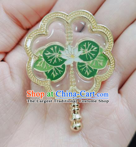 Handmade China Cheongsam Breastpin Classical Jewelry Lotus Brooch Accessories