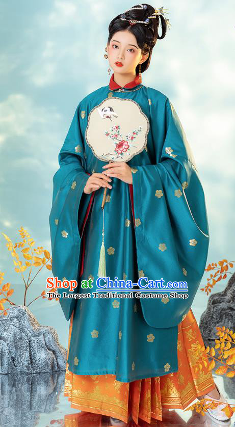 China Traditional Ming Dynasty Imperial Mistress Historical Clothing Ancient Noble Beauty Hanfu Costumes