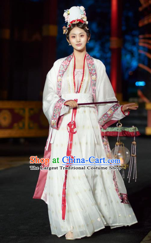 China Ancient Imperial Concubine Hanfu Clothing Traditional Song Dynasty Historical Costumes