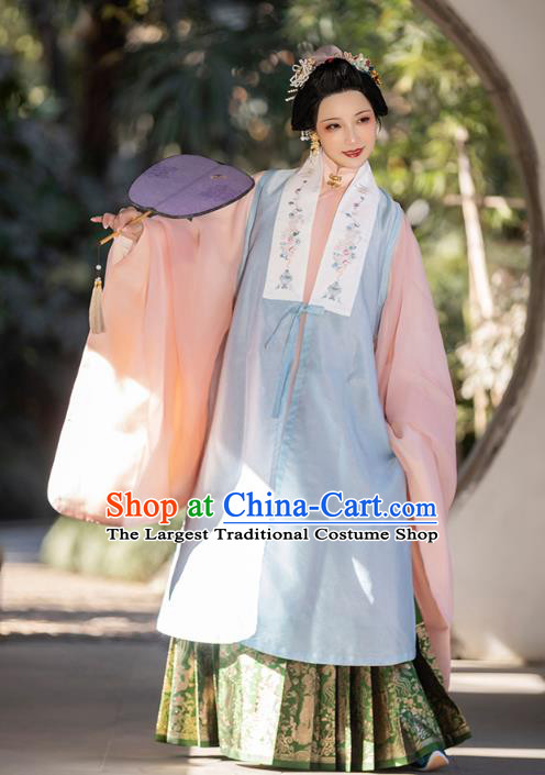 China Ming Dynasty Imperial Consort Historical Clothing Ancient Court Beauty Costumes for Women