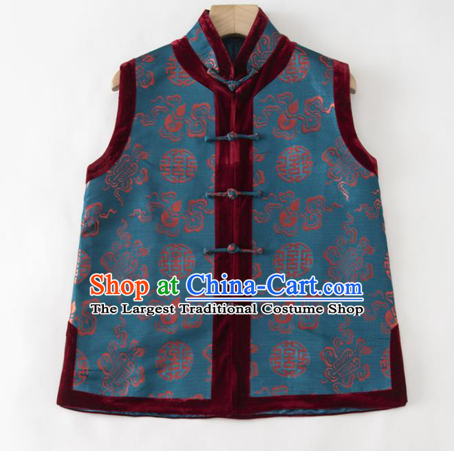 Chinese Tang Suit Waistcoat National New Year Vest Upper Outer Garment