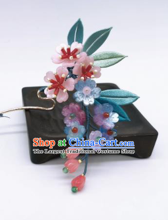 Chinese Traditional Flowers Hair Stick Hanfu Hair Accessories Handmade Ancient Princess Hairpin