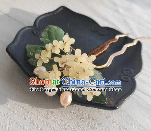 Chinese Ancient Princess Hairpin Hanfu Hair Accessories Traditional Ming Dynasty Fragrans Hair Stick