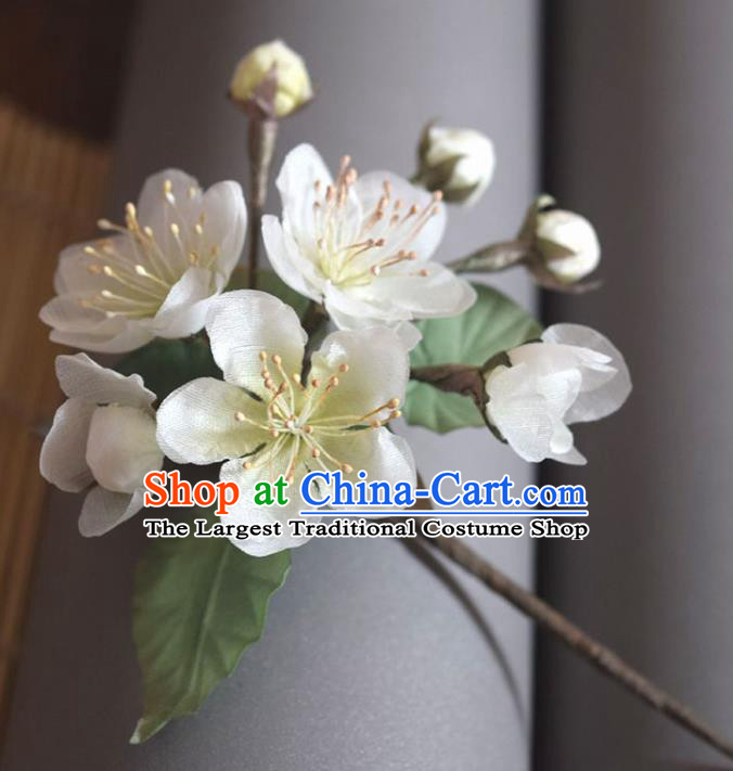 Chinese Traditional Song Dynasty Hair Stick Handmade Ancient Princess Pear Blossom Hairpin