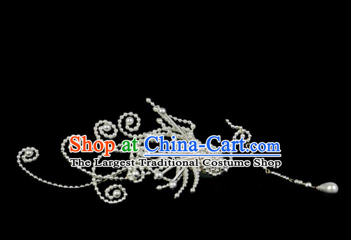 Chinese Ancient Noble Lady Hairpin Ming Dynasty Princess Phoenix Tassel Hair Stick