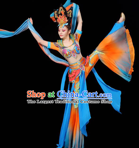 China  Flying Apsaras Dance Clothing Classical Dance Dress Traditional Stage Performance Garment