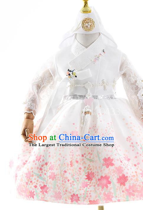 Korean Traditional Dance Garment Costumes Children Performance Dress Korean Girls Hanbok Clothing