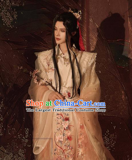 Chinese Ancient Crown Prince Xie Lian Clothing Cosplay Royal Highness Apparels Jin Dynasty Childe Garment Costumes