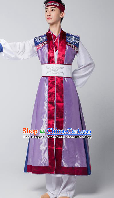 Chinese Stage Performance Garment Costume Modern Dance Clothing Korean Nationality Dance Outfits for Men