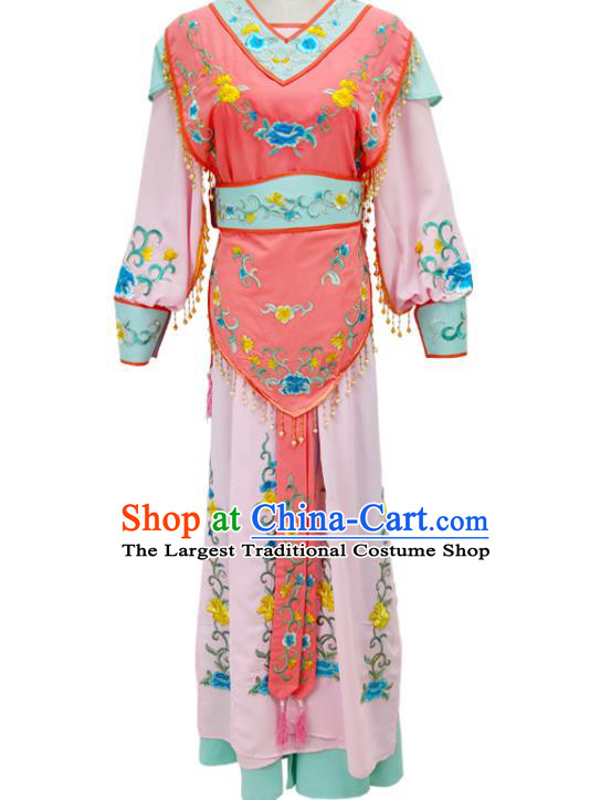 Chinese Peking Opera Hua Tan Dress Traditional Shaoxing Opera Fairy Garment Beijing Opera Young Beauty Clothing