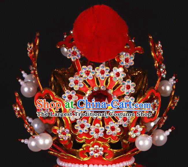 China Beijing Opera Xiaosheng Hair Accessories Shaoxing Opera Childe Jia Baoyu Hair Crown Traditional Peking Opera Monkey King Headdress