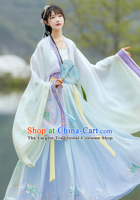 China Traditional Court Lady Historical Garments Song Dynasty Princess Clothing Ancient Noble Woman Hanfu Dress