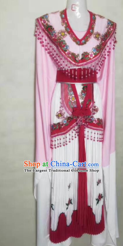 China Shaoxing Opera Noble Lady Uniforms Ancient Princess Clothing Peking Opera Actress Costumes Beijing Opera Hua Tan Dress