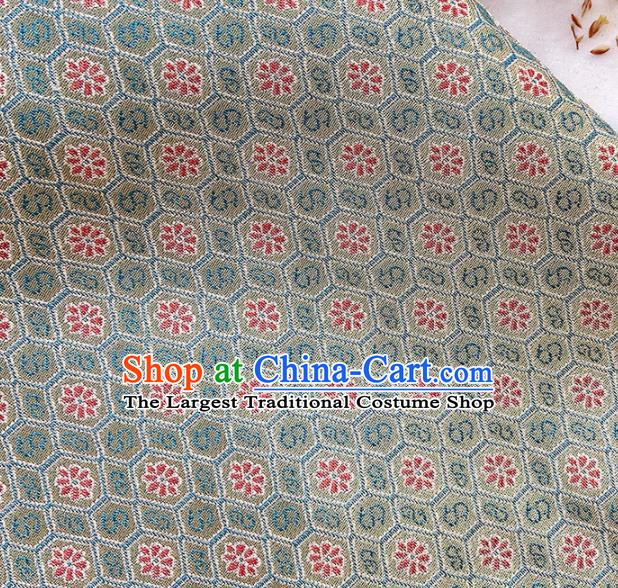 China Tang Suit Damask Classical Pattern Satin Tapestry Traditional Silk Fabric Hanfu Dress Jacquard Brocade