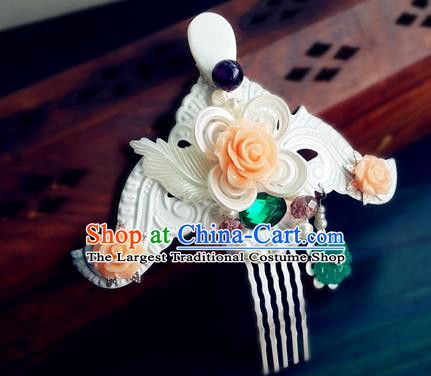 Chinese Song Dynasty Princess Hairpin Traditional Hanfu Hair Accessories Ancient Imperial Consort Hair Comb