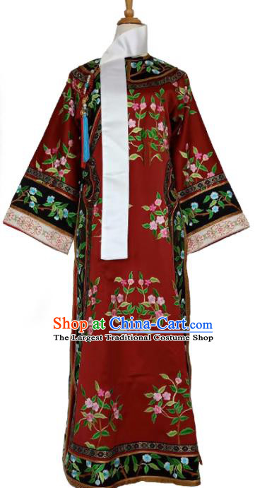 Chinese Qing Dynasty Court Woman Red Dress Outfits Traditional Drama Ruyi Royal Love in the Palace Gao Xiyue Garment Costumes Ancient Imperial Consort Clothing