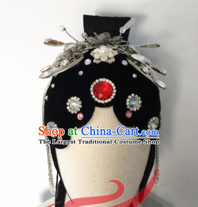 Top China Opera Diva Dance Hair Accessories Classical Dance Wigs Chignon Headwear Group Beauty Dance Hairpieces