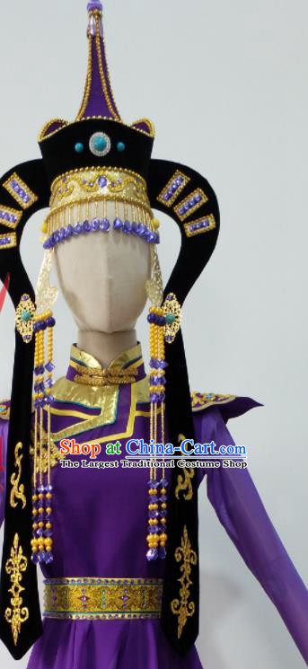 Top China Zang Nationality Female Dance Hat Ethnic Stage Performance Headdress Tibetan Minority Queen Headwear