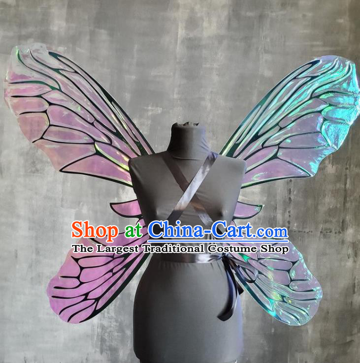 Custom Carnival Parade Back Accessories Brazil Catwalks Props Cosplay Fairy Butterfly Wings Halloween Stage Show Decorations