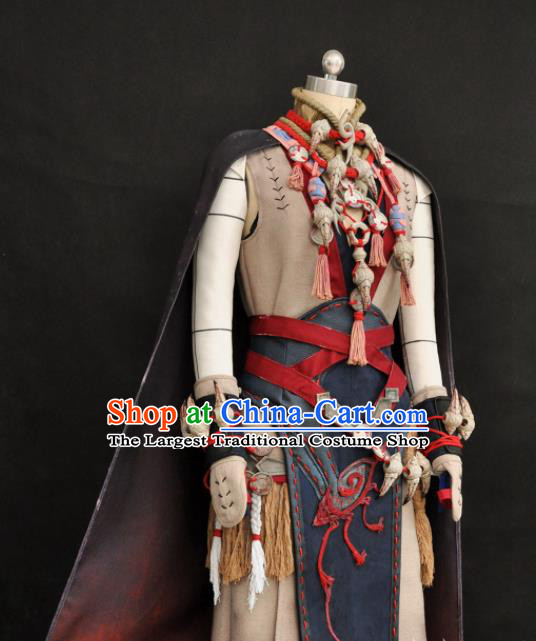 Chinese Traditional Cosplay Young Knight Clothing Swords of Legends Warrior Wu Zhao Garment Costumes Ancient Swordsman Uniforms