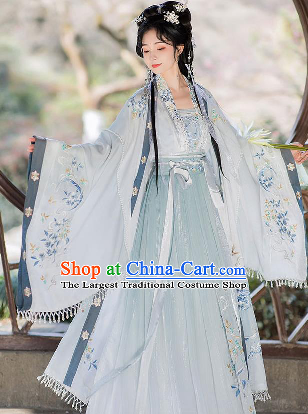 China Ancient Palace Woman Garment Costumes Tang Dynasty Princess Historical Clothing Traditional Hanfu Dress Apparels